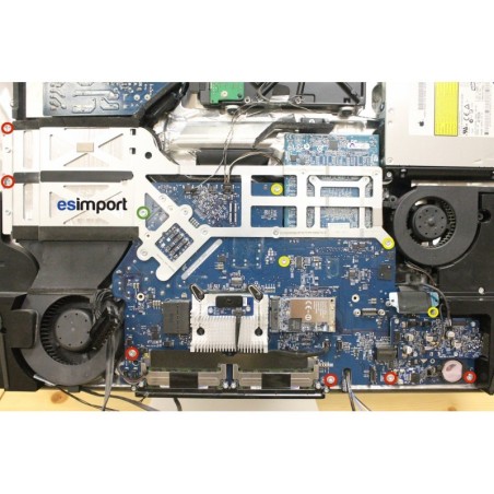 Changement bloc alim + carte mère iMac 24" A1225 début 2009