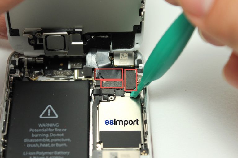Démontage de l’ensemble écran sur un iPhone 5