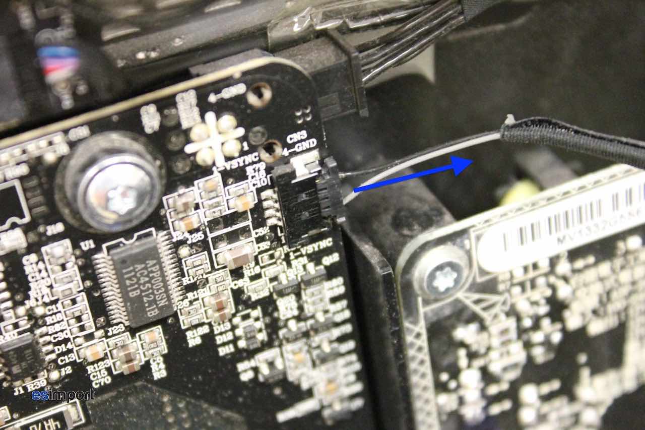 Changement ventilateur lecteur optique – imac 21.5″ A1311 mi 2011