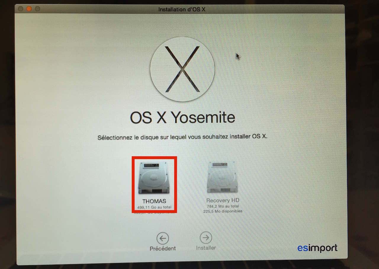 réinstaller Mac os