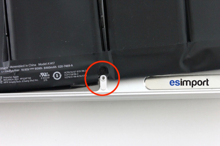 BATTERIE MACBOOK PRO RETINA 2012