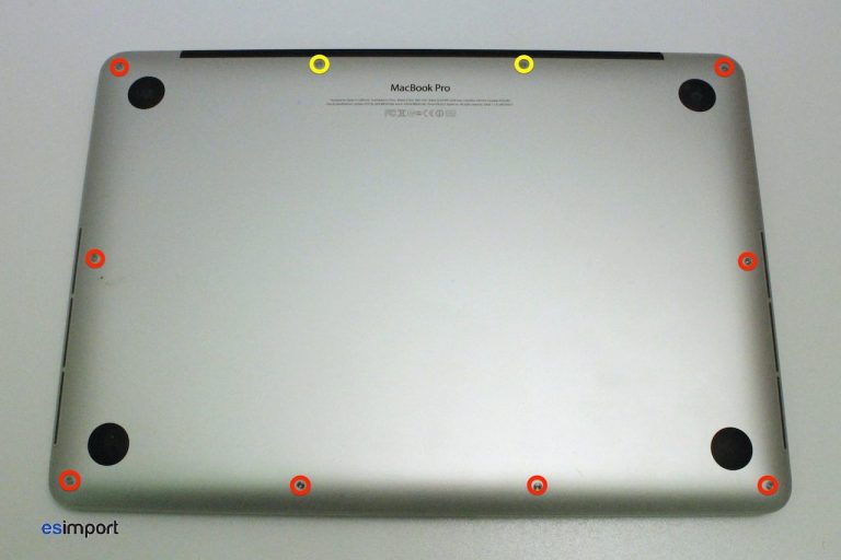 Changement écran macbook A1425