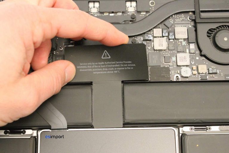 Changement écran macbook A1425