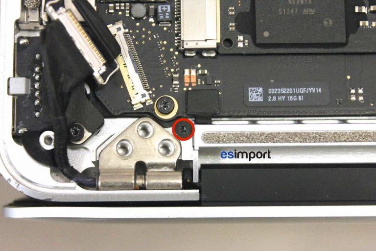 Changement écran macbook A1502