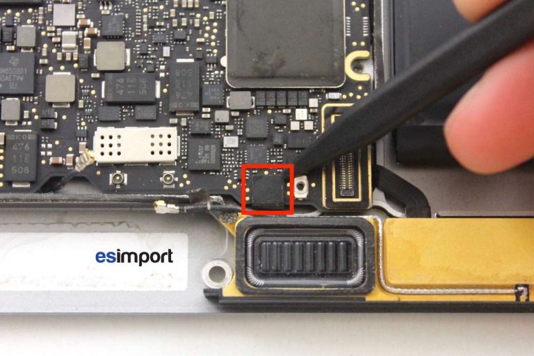 Changement carte mère macbook A1534