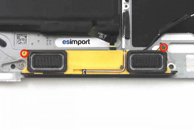 Changement haut-parleurs macbook A1534