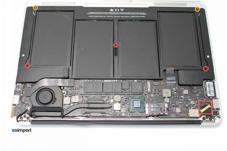 Changement clavier macbook A1369