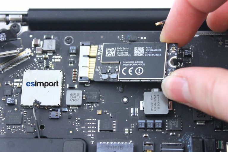 Changement carte mère macbook A1466