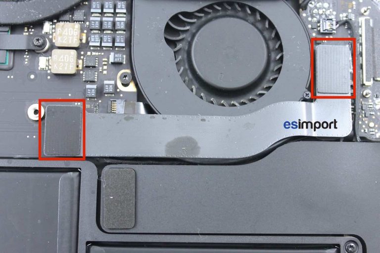 Changement carte mère macbook A1466