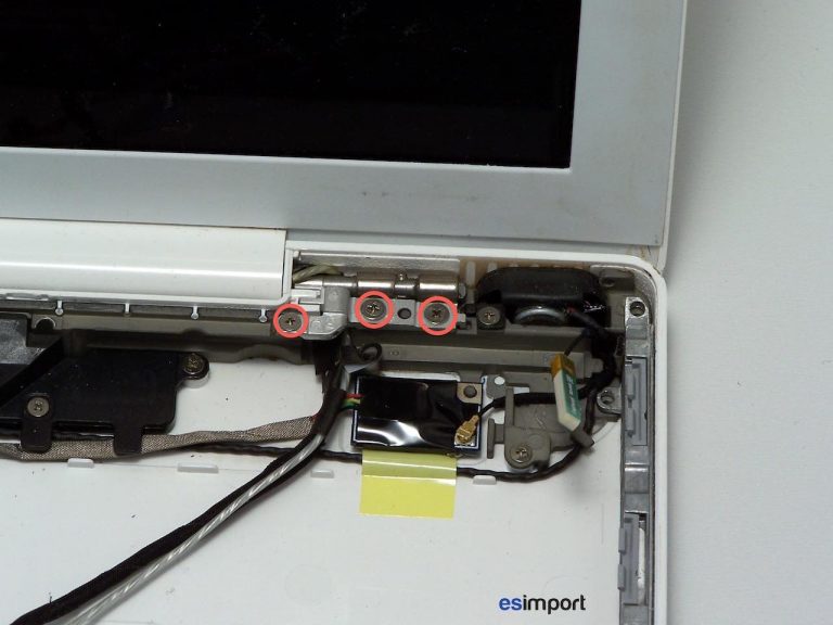 Changement écran macbook A1181