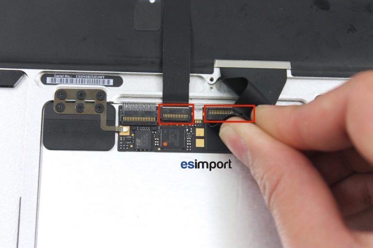 Changement trackpad macbook A1466
