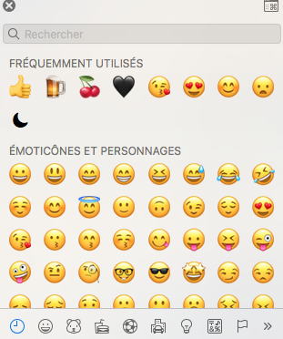 emoji sur mac