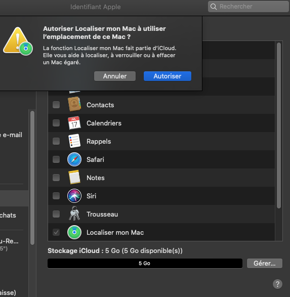 localiser mon mac
