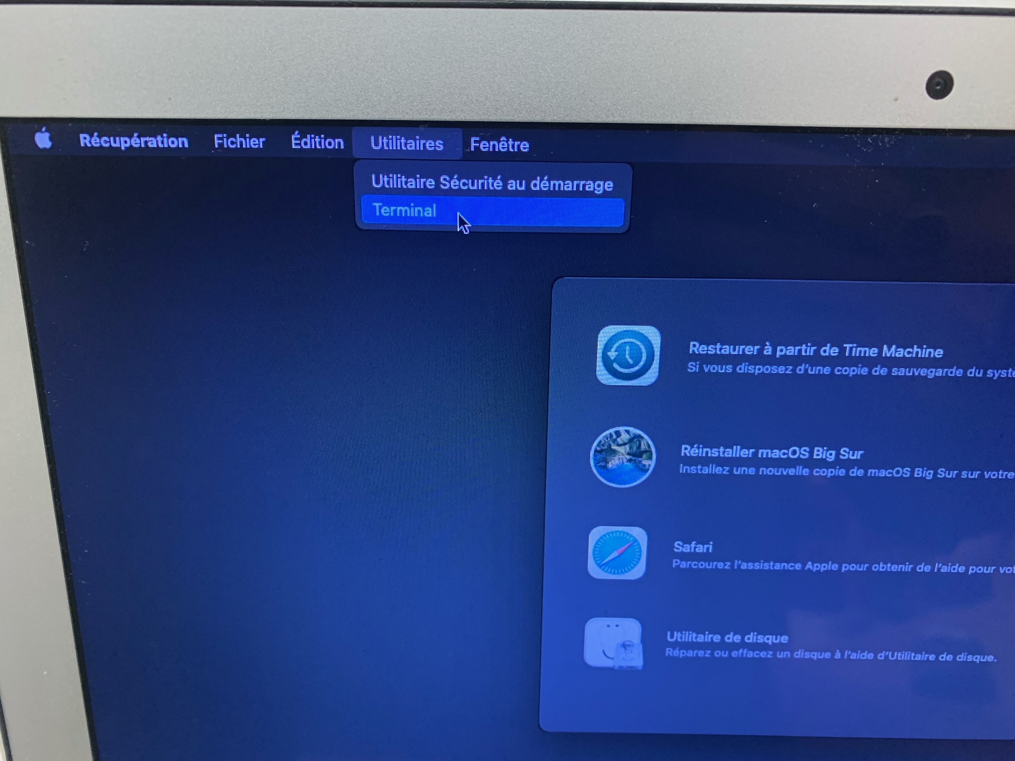 Contourner un mot de passe de session administrateur