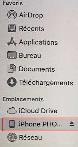 sauvegarder iphone 1