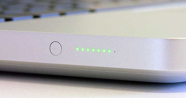 témoin charge batterie