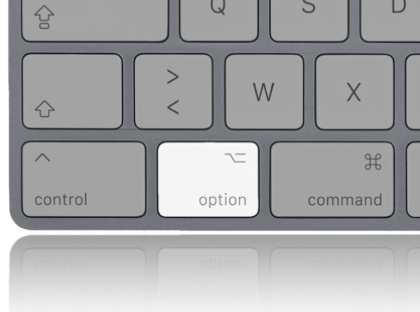touche option mac